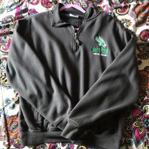 Grey University of North Texas UNT quarter zip